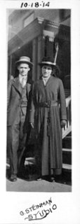 October18, 1914. G(eorge) Steinmann Studio. Lura Kilgore and Herbert J. Lehmann